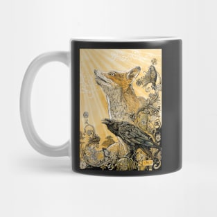 Fox and Crow Mug